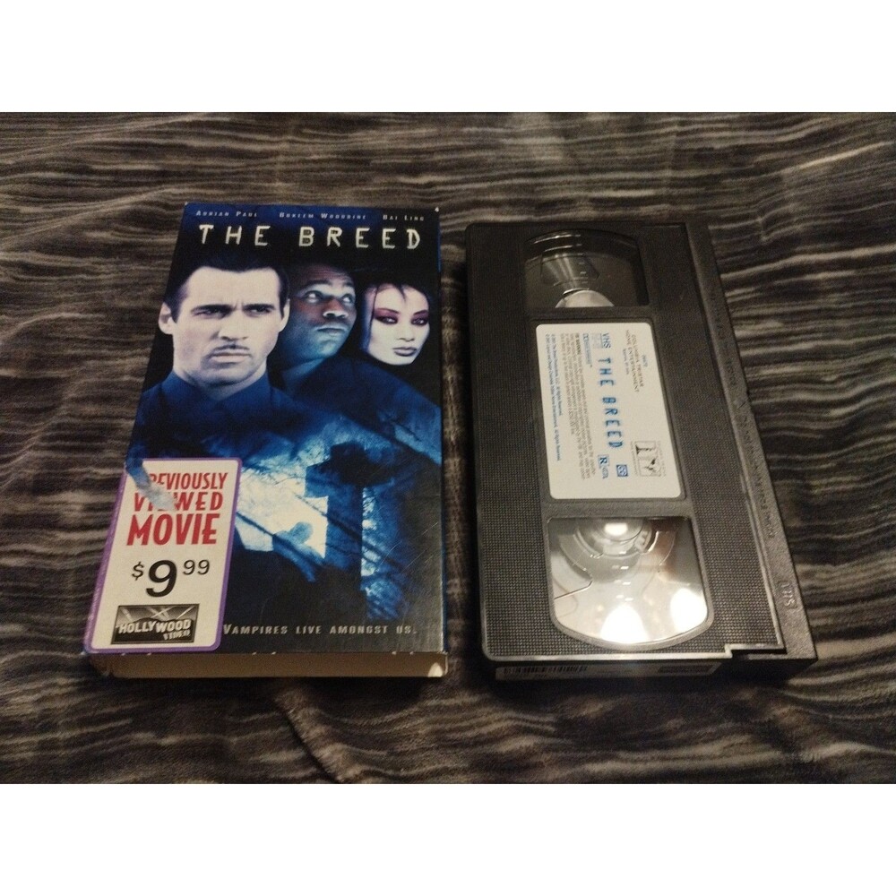 The Breed (VHS, 2001) - Adrian Paul, Bokeem Woodbine, Bai Ling - Vampire Horror